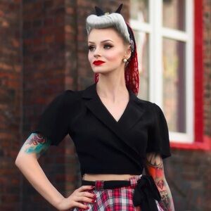 Seamstress of Bloomsbury Greta Wrap Blouse